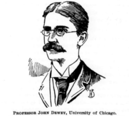 Picture of John Dewey from The School Journal, Volume 54 (1897)